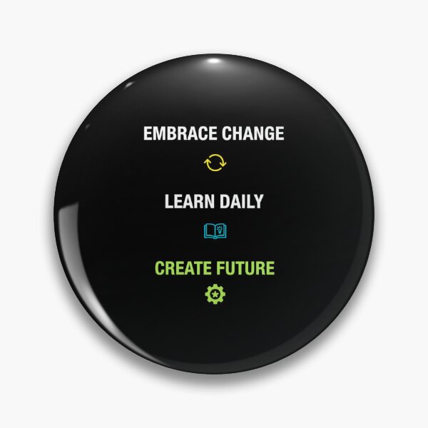Item preview, Embrace Change Create Future Motivational Aesthetic designed and sold by BlissHalo.