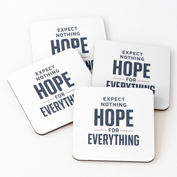 Item preview, Expect Nothing, Hope for Everything – Minimal designed and sold by Humble Threadworks.