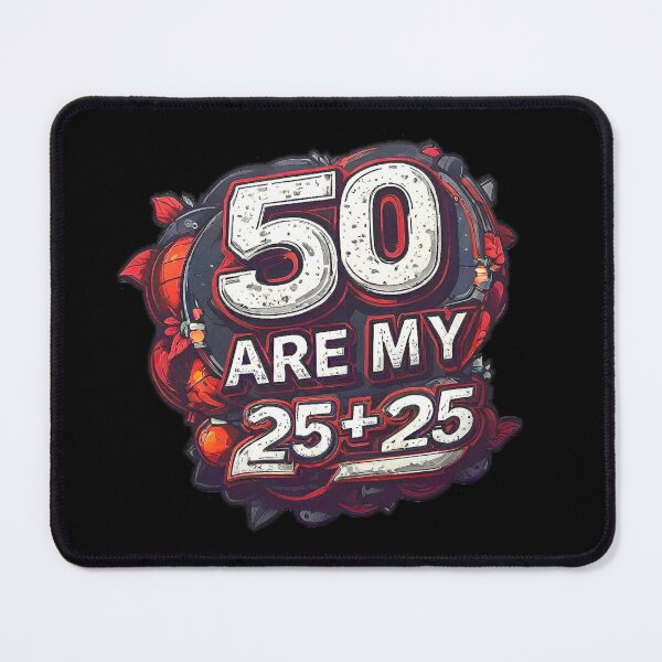 Item preview, Funny Motivational Age Quote 50 ARE MY 25+25! designed and sold by Giulivo Store Graphic.