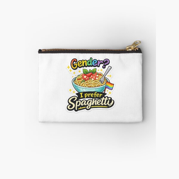 Item preview, Copy of "Gender? I Prefer Spaghetti - funny Queer Foodie Humor"  designed and sold by rainbowgremlin.