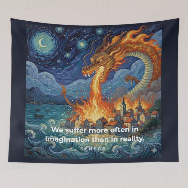 Item preview, The Starry Nightfall of Seneca designed and sold by CarlosBerry.