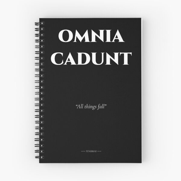 Item preview, Omnia Cadunt – Latin Quote on Inevitable Fall designed and sold by BrushRushX.