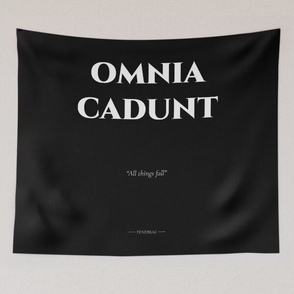 Item preview, Omnia Cadunt – Latin Quote on Inevitable Fall designed and sold by BrushRushX.