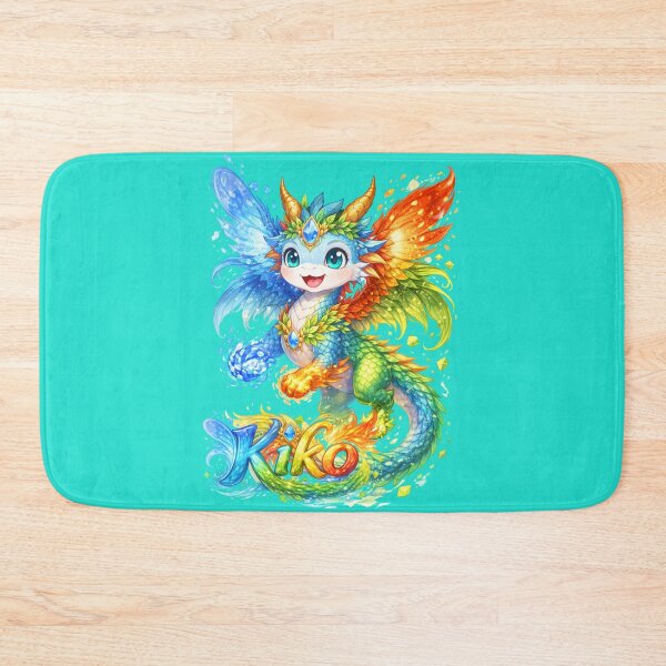 Item preview, Kiko the Elemental Dragon – Watercolour Fantasy designed and sold by inspired-works.