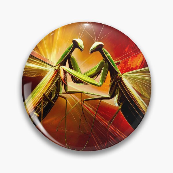 Item preview, Praying Mantis Dance Digital Abstract Art designed and sold by Vicky Brago-Mitchell®.