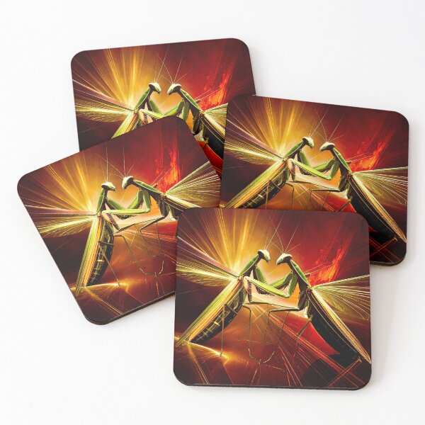 Item preview, Praying Mantis Dance Digital Abstract Art designed and sold by Vicky Brago-Mitchell®.
