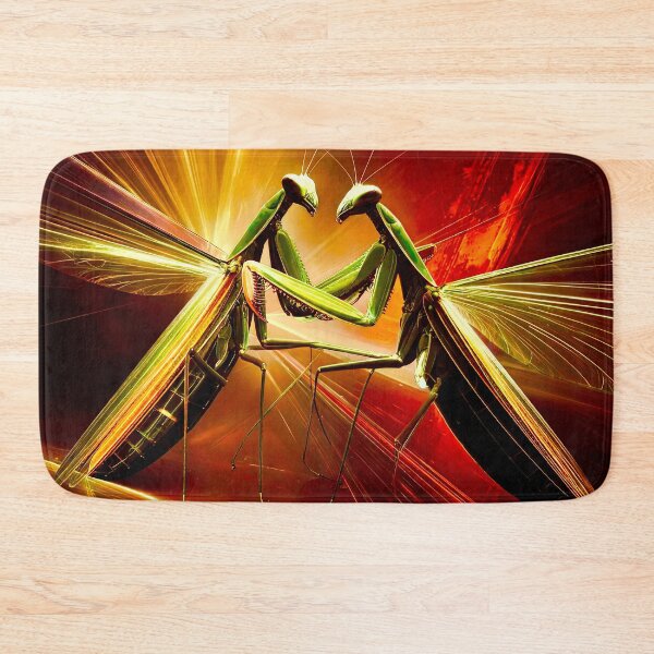 Item preview, Praying Mantis Dance Digital Abstract Art designed and sold by Vicky Brago-Mitchell®.