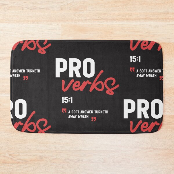 Item preview, A Soft Answer Turneth Away Wrath Proverbs 15:1 Bible Verse designed and sold by cidolopez.