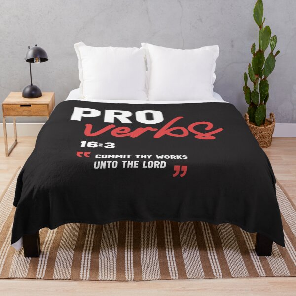 Item preview, Commit Thy Works unto the Lord Proverbs 16:3 Bible Verse designed and sold by cidolopez.