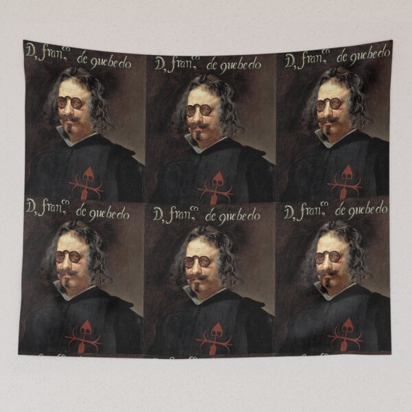 Item preview, Portrait of Francisco de Quevedo. Conceptist poet of the Spanish Golden Age designed and sold by Filologica.