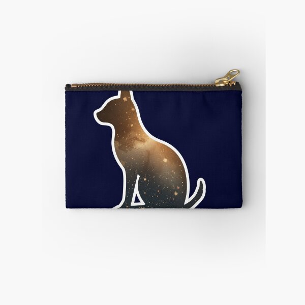 Item preview, Galactic Dog – Canine Silhouette with Universe and Stars designed and sold by soletstudio.