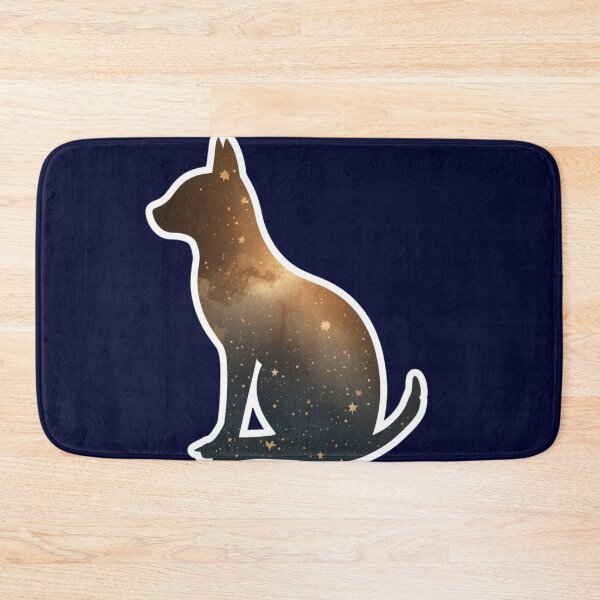Item preview, Galactic Dog – Canine Silhouette with Universe and Stars designed and sold by soletstudio.