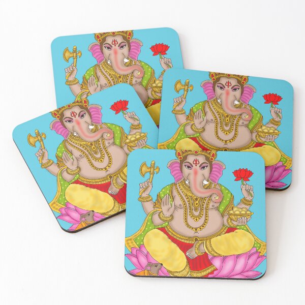 Item preview, Ganesha Design – Minimal Hindu Elephant God Art designed and sold by Harshit_Digital_Arts.
