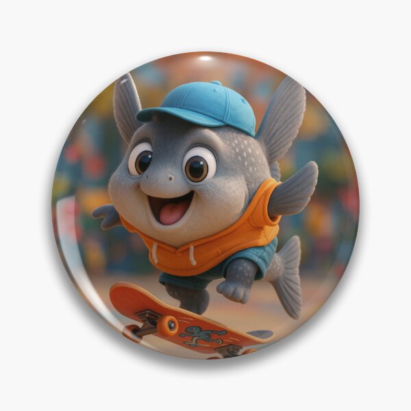 Item preview, Skater Mola Mola Fish designed and sold by Sillytoe.