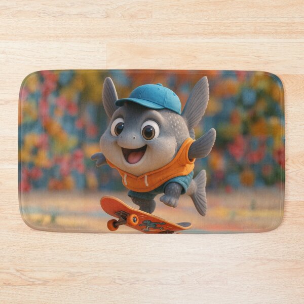 Item preview, Skater Mola Mola Fish designed and sold by Sillytoe.