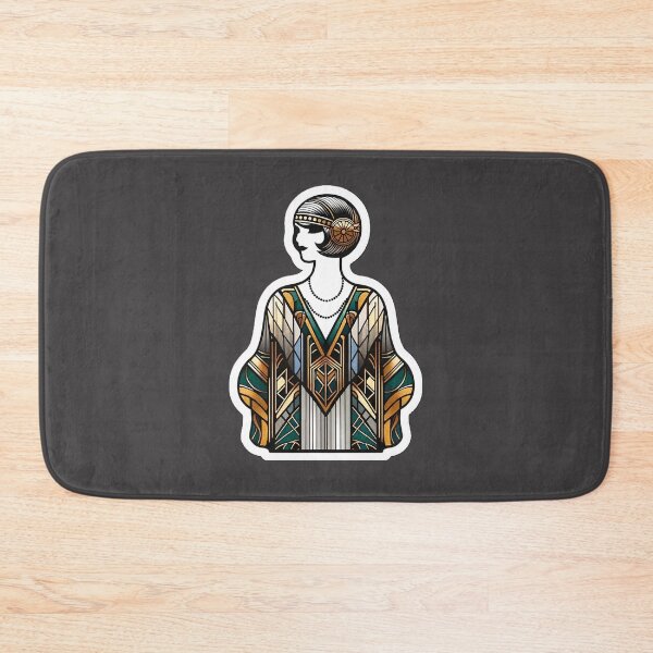 Item preview, Art Deco Flapper Pinup Roaring Twenties Glamour Print designed and sold by PinUpPizzazz.