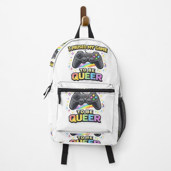 Item preview, I pauded my game to be queer – Gamer Pride LGBTQ+ Controller Design designed and sold by rainbowgremlin.
