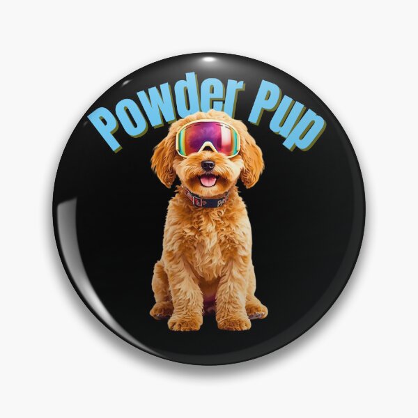 Item preview, Powder Pup Cavapoo – Cute Ski Dog Art for Dog Lovers & Avid Skiers designed and sold by Fredster1966.