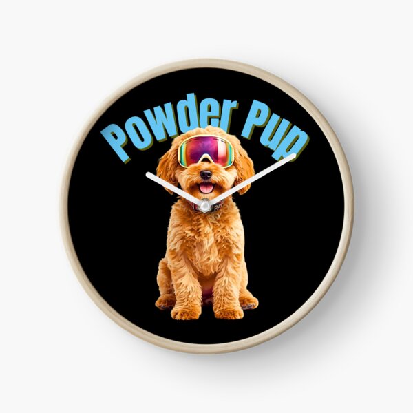 Item preview, Powder Pup Cavapoo – Cute Ski Dog Art for Dog Lovers & Avid Skiers designed and sold by Fredster1966.