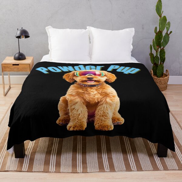 Item preview, Powder Pup Cavapoo – Cute Ski Dog Art for Dog Lovers & Avid Skiers designed and sold by Fredster1966.