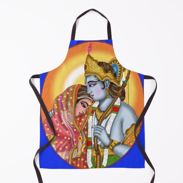 Item preview, Sita Ram Design – Divine Hindu Couple Artwork designed and sold by Harshit_Digital_Arts.