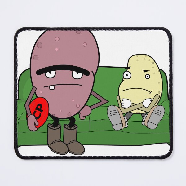 Item preview, Des and Spud on the couch designed and sold by CoachPotatoes.