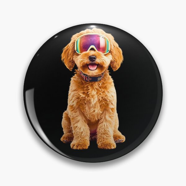 Item preview, Powder-Ready Cavapoo – Cute Ski Dog Art for Dog Lovers & Avid Skiers designed and sold by Fredster1966.