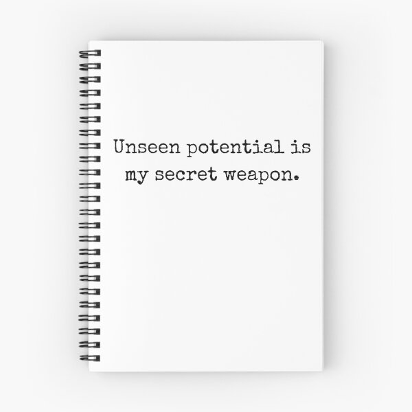 Item preview, Power Quote – Unseen potential is my greatest weapon designed and sold by BoldTalk.