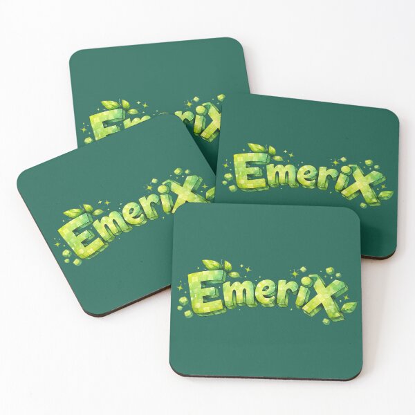Item preview, Emerix: Green Square Text designed and sold by inspired-works.