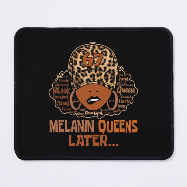 Item preview, Leopard Cap Afro Black Girl Six Seven 67 Melanin Queens Later designed and sold by AnitaBice.