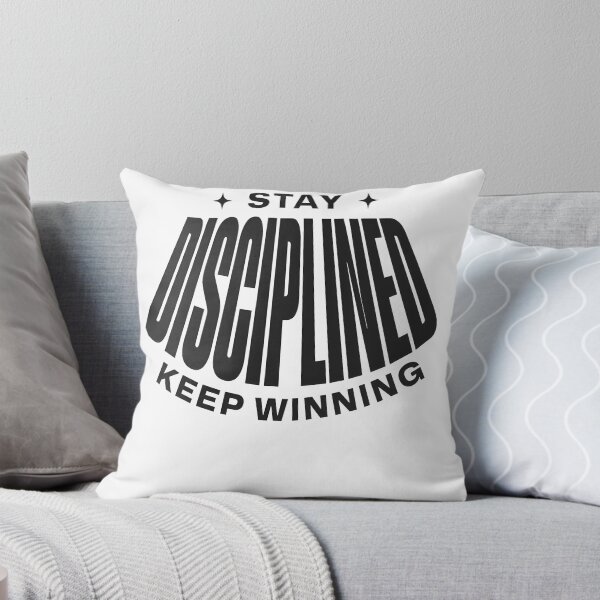 Item preview, Stay Disciplined Keep Winning – Success & Champion Mindset Quote designed and sold by Axivra.