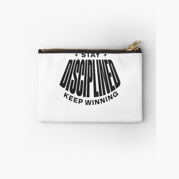 Item preview, Stay Disciplined Keep Winning – Success & Champion Mindset Quote designed and sold by Axivra.