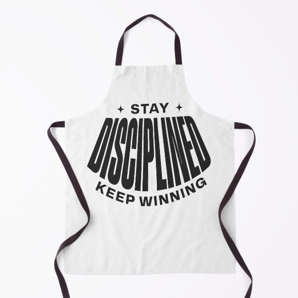 Item preview, Stay Disciplined Keep Winning – Success & Champion Mindset Quote designed and sold by Axivra.