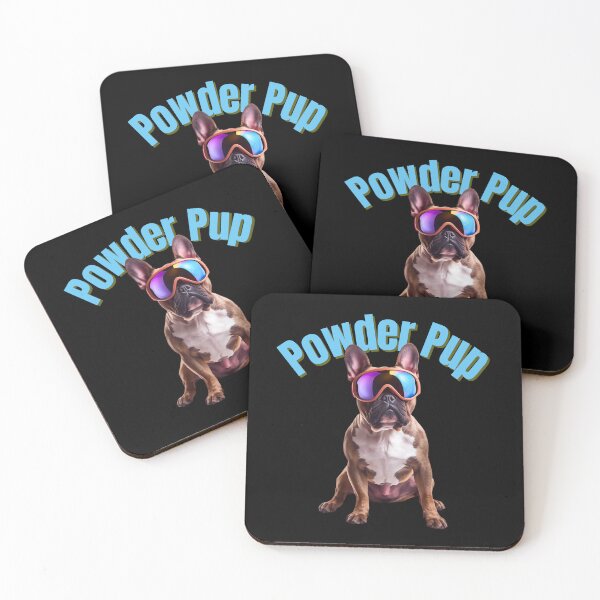 Item preview, Powder Pup French Bulldog – Cute Ski Dog Art for Frenchie Lovers & Avid Skiers designed and sold by Fredster1966.