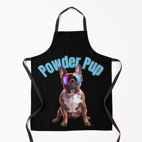 Item preview, Powder Pup French Bulldog – Cute Ski Dog Art for Frenchie Lovers & Avid Skiers designed and sold by Fredster1966.