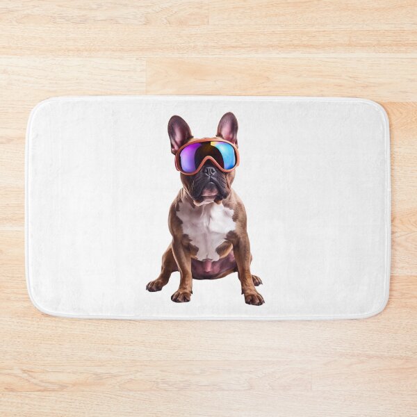 Item preview, Powder-Ready French Bulldog – Cute Ski Dog Art for Frenchie Lovers & Avid Skiers designed and sold by Fredster1966.