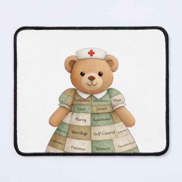 Item preview, Clothed for Purpose and Calling, Christian Nurse designed and sold by FaithFancies.