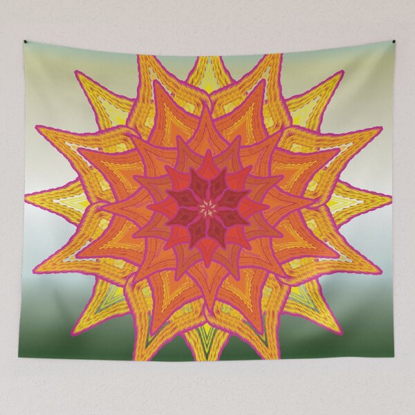 Item preview,  Inner Light Sun Mandala designed and sold by OIL Pattern Design .