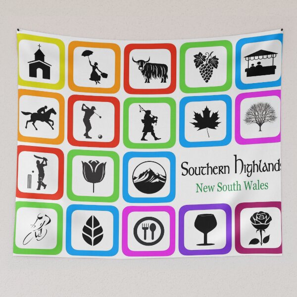 Item preview, Southern Highlands Stamps designed and sold by Highlands Art by Design.
