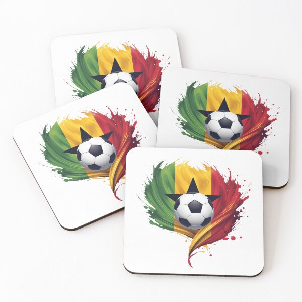 Item preview, Ghana Flag Soccer Design | FIFA World Cup 2026 Fan | Black Stars designed and sold by YASboutik.