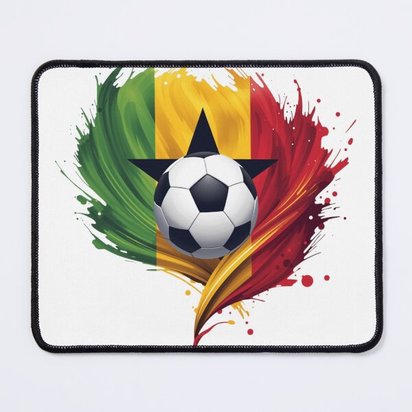 Item preview, Ghana Flag Soccer Design | FIFA World Cup 2026 Fan | Black Stars designed and sold by YASboutik.