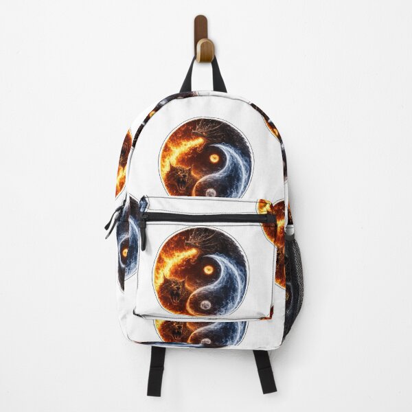 Item preview, Yin Yang Dragon vs Wolf designed and sold by Fuskiss.