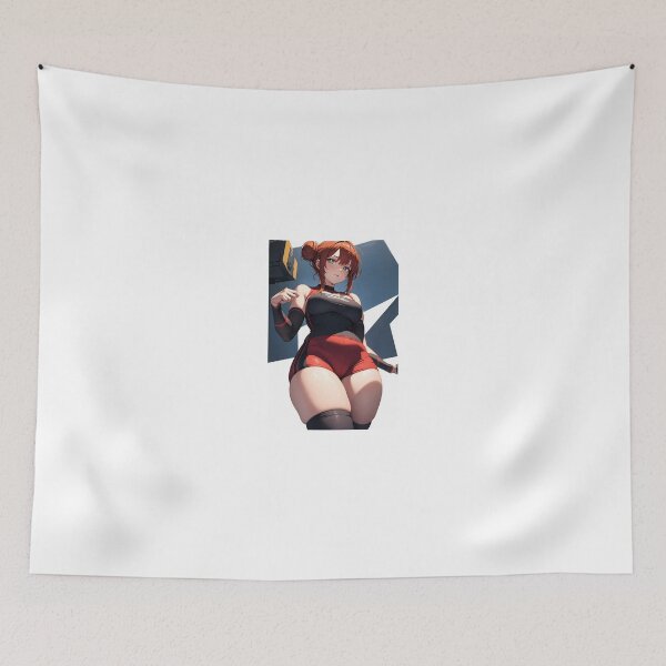 Item preview, Miyame Minesagi Athletic Anime Art – Redhead Fitness Girl in Sportswear designed and sold by iloveanimechibi.