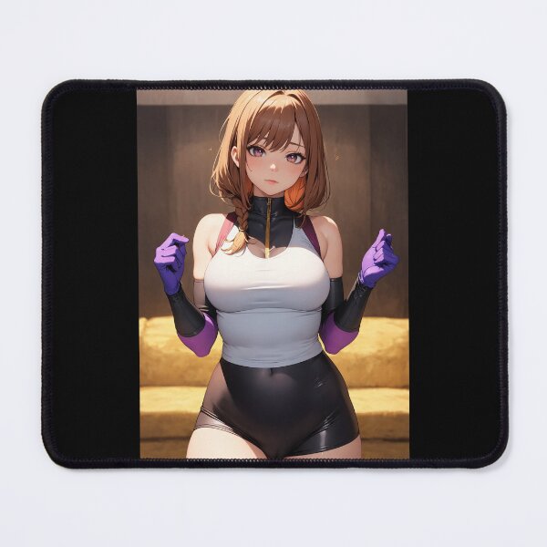 Item preview, Morishita Radori Athletic Anime Art – Brown Haired Fitness Girl in Sportswear designed and sold by iloveanimechibi.