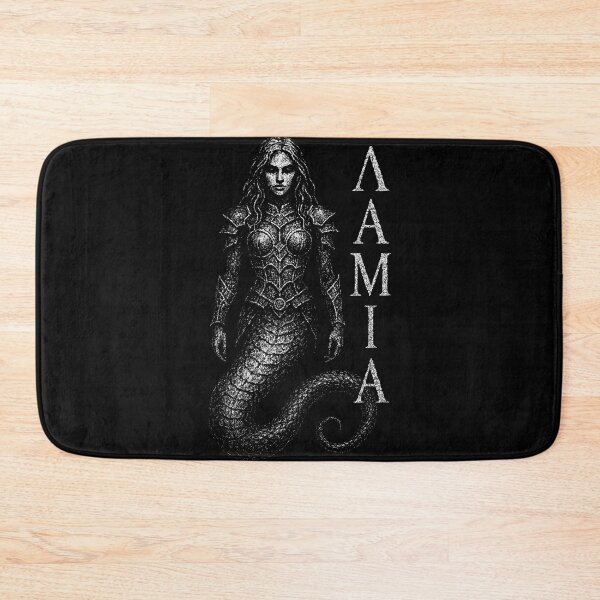 Item preview, Lamia Greek Mythical Creature – Dark Serpent Woman Illustration designed and sold by Mortisigil.