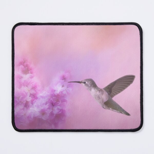 Item preview, Hummingbird Feeding on Lilac designed and sold by Elisabeth Lucas.