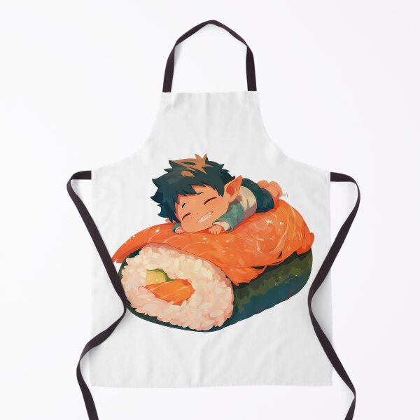 Item preview, Renzo Shima Sleeping On Sushi Roll Kawaii Chibi Blue Exorcist Anime designed and sold by CarlosBender.