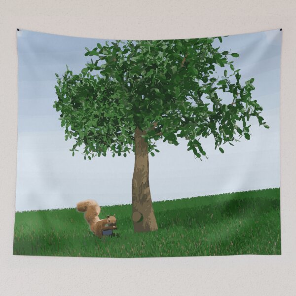 Item preview, Squirrel - 3D Illustration designed and sold by OG-Graphics.