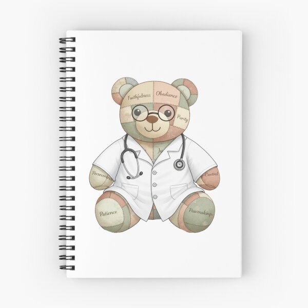 Item preview, Stitched by God, Doc Bear designed and sold by FaithFancies.