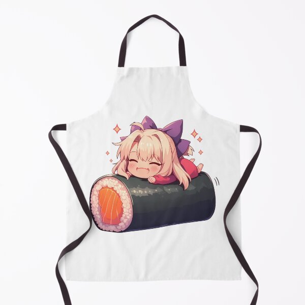 Item preview, Illyasviel Von Einzbern Fate Stay Night Anime Girl Kawaii Chibi Sushi Roll designed and sold by CarlosBender.
